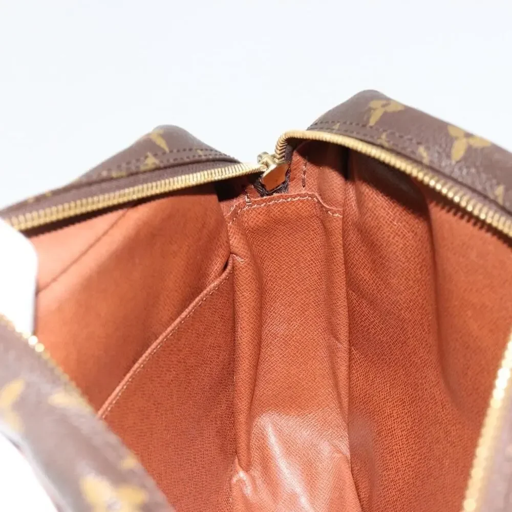 Louis Vuitton Monogram Compiegne 28 Clutch Bag Brown